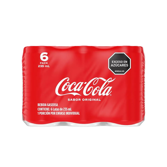 Coca Cola Original - Lata 12Oz (6 Unidades)