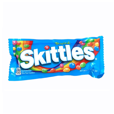Dulces SKITTLES tropical - bolsa 61.5g