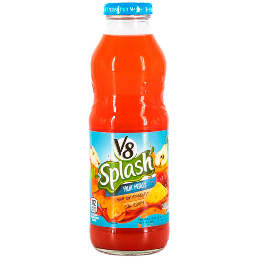 Jugo V8 splash fruit medley - botella 473mL