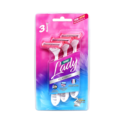 Rasuradora DERBY lady doble hoja - 3u