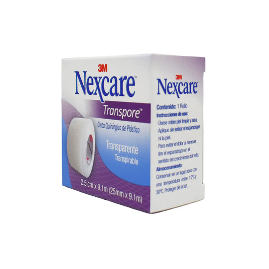 Esparadrapo 3M nexcare 1 in × 10 yd - caja 1u