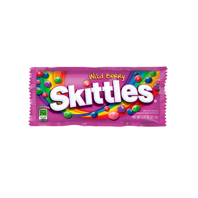 Dulces SKITTLES wild berry - bolsa 61.5g