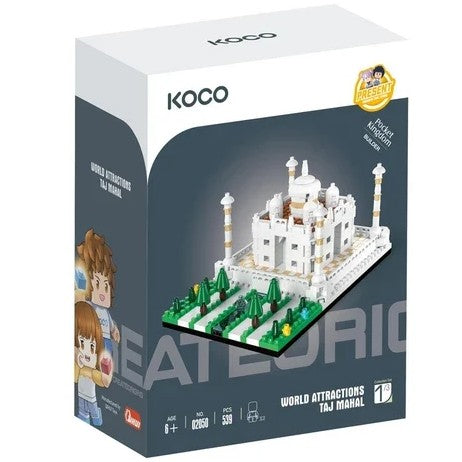 Bloques KOCO world attractions taj mahal - caja 1u