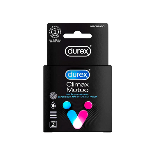 Preservativos DUREX climax mutuo - caja 3u