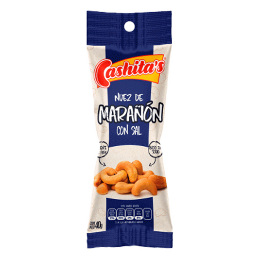 Semillas CASHITA'S nuez de marañón con sal - bolsa 40g