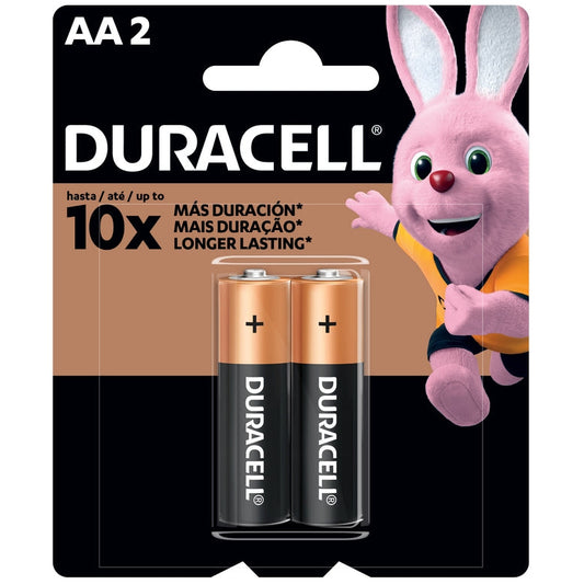 Batería DURACELL coppertop AA - 2u