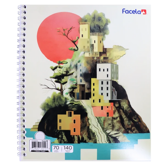 Cuaderno FACELA espiral cuadriculado #3 - 1u