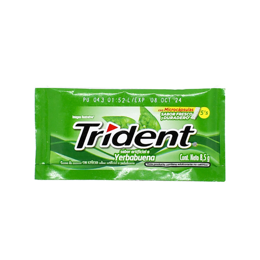 Chicles TRIDENT yerbabuena - sobre 5u