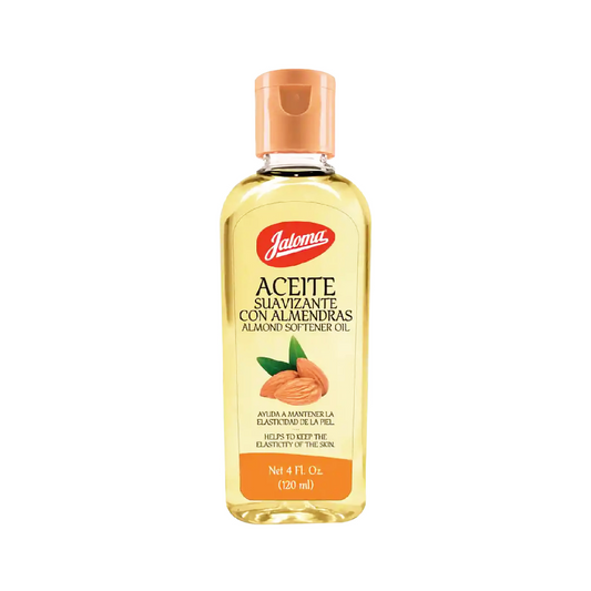 Aceite JALOMA suavizante con almendras - bote 120mL