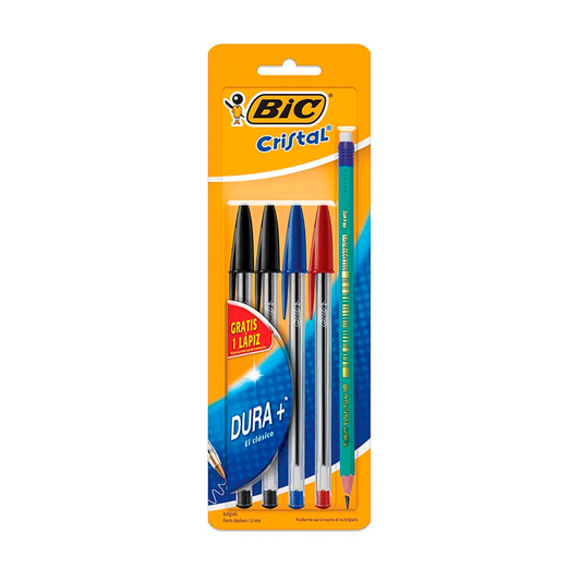 Kit BIC de lapiceros y lápiz - 5u