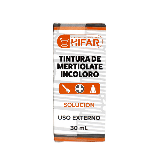 Tintura de mertiolato HIFAR incoloro - bote de 30 mL