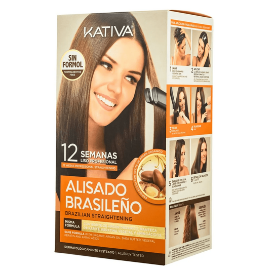 Kit alisado brasileño KATIVA - caja 225mL