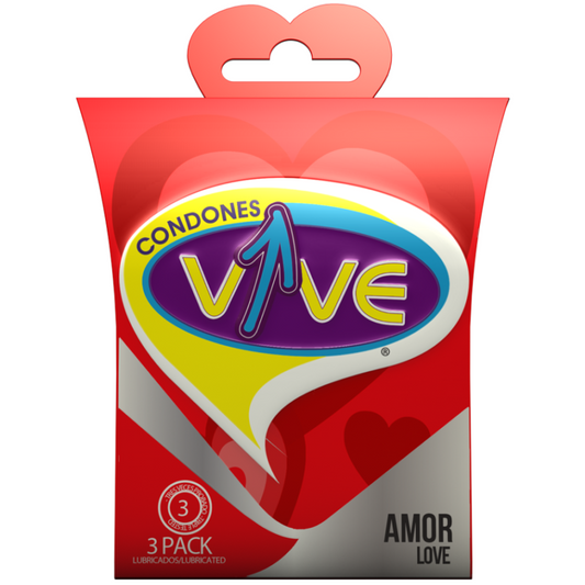 Preservativos VIVE amor - caja 3u