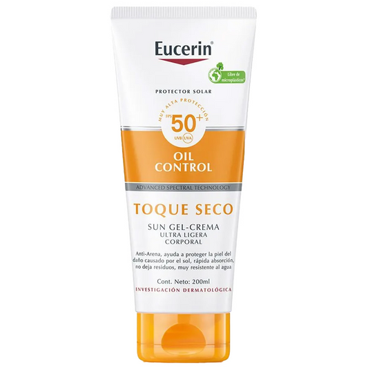 Protector solar EUCERIN toque seco SPF50 - tubo 200mL