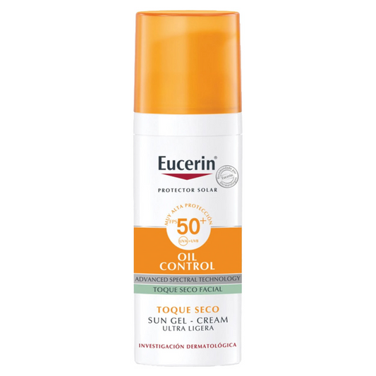 Protector solar EUCERIN toque seco SPF50 - bote 50mL