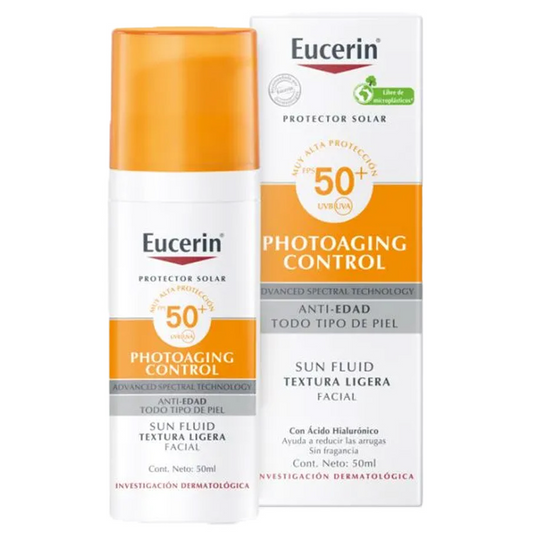 Protector solar EUCERIN anti edad SPF50 - bote 50mL