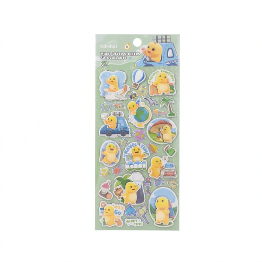 Stickers MINISO nailoong 3D - 1u