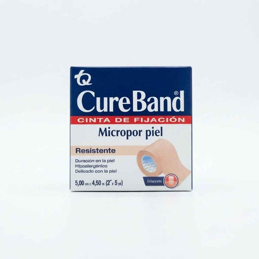 Esparadrapo CUREBRAND color piel 2 in × 5 yd - caja de 1 unidad