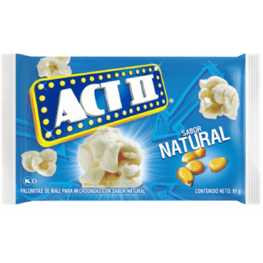Palomitas ACT II natural - bolsa 91g