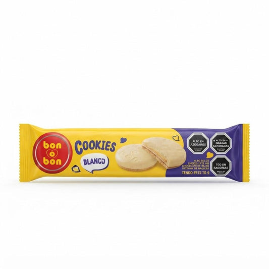 Galleta BON O BON blanco - paquete 95g