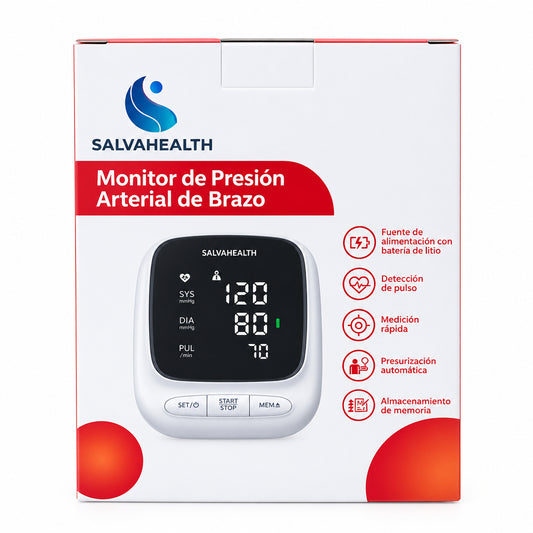 Tensiómetro SALVAHEALTH monitor de brazo - 1u