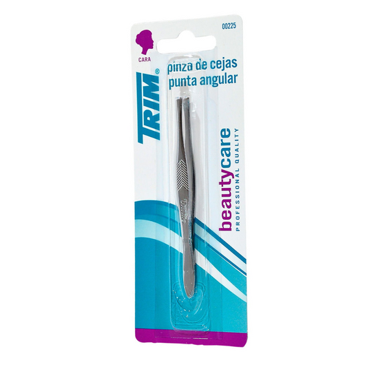 Pinza de cejas TRIM punta oblicua - 1u