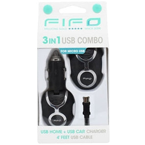 Cargador para carro FIFO micro-USB - 1u