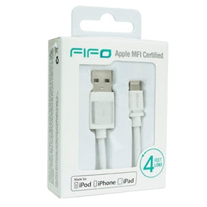 Cable FIFO certificado MFI para iPhone lightning 4ft - 1u