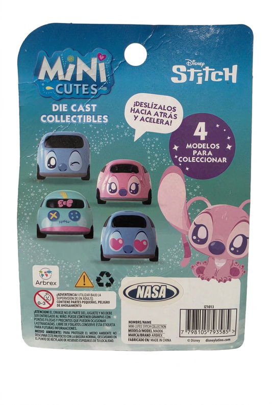 Carro DISNEY mini cutes stitch - 1u