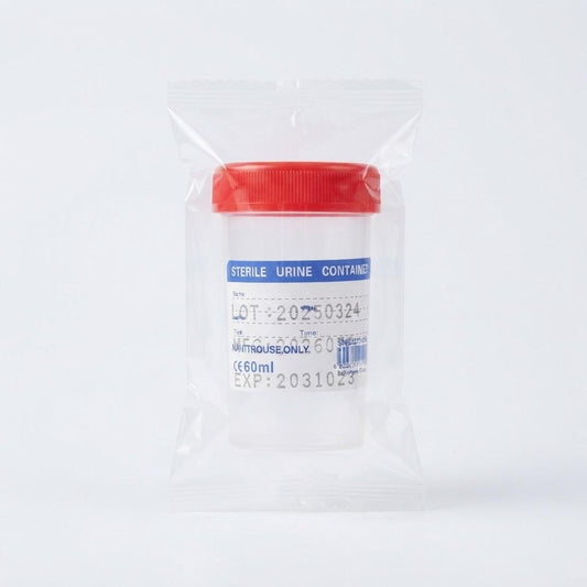 Frasco recolector de orina de 60 mL - 1u