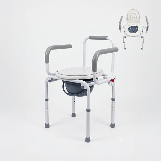 Silla de inodoro ajustable - 1u