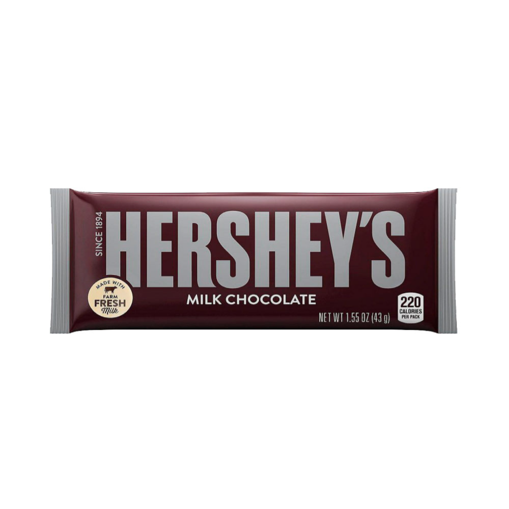 Chocolate HERSHEY'S milk chocolate - barra 43g