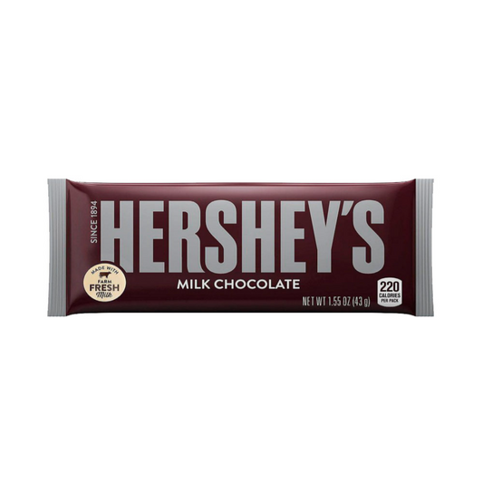 Chocolate HERSHEY'S milk chocolate - barra 43g
