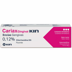 Pasta dental KIN cariax gingival encías - tubo 75mL
