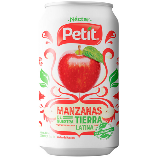 Jugo NÉCTAR PETIT manzana - lata 330mL