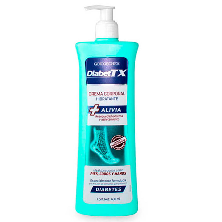 Crema corporal GOICOECHEA diabettx - bote 400mL