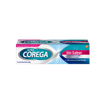 Crema adhesiva ULTRA COREGA sin sabor - tubo 40g