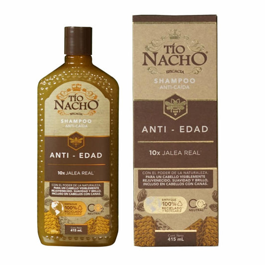 Shampoo TÍO NACHO anti edad - bote 415mL
