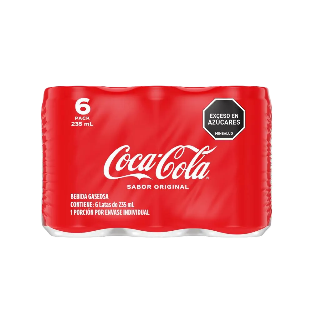 Coca Cola Original - Lata 12Oz (6 Unidades)