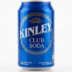 Agua mineral KINLEY club soda - lata 354mL