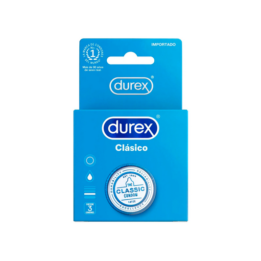 Preservativo Durex - Caja de 3 unidades