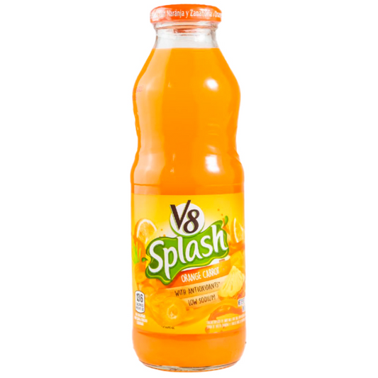 Jugo V8 splash orange carrot - botella 473mL