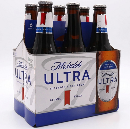 Cerveza MICHELOB Ultra - botella 355mL