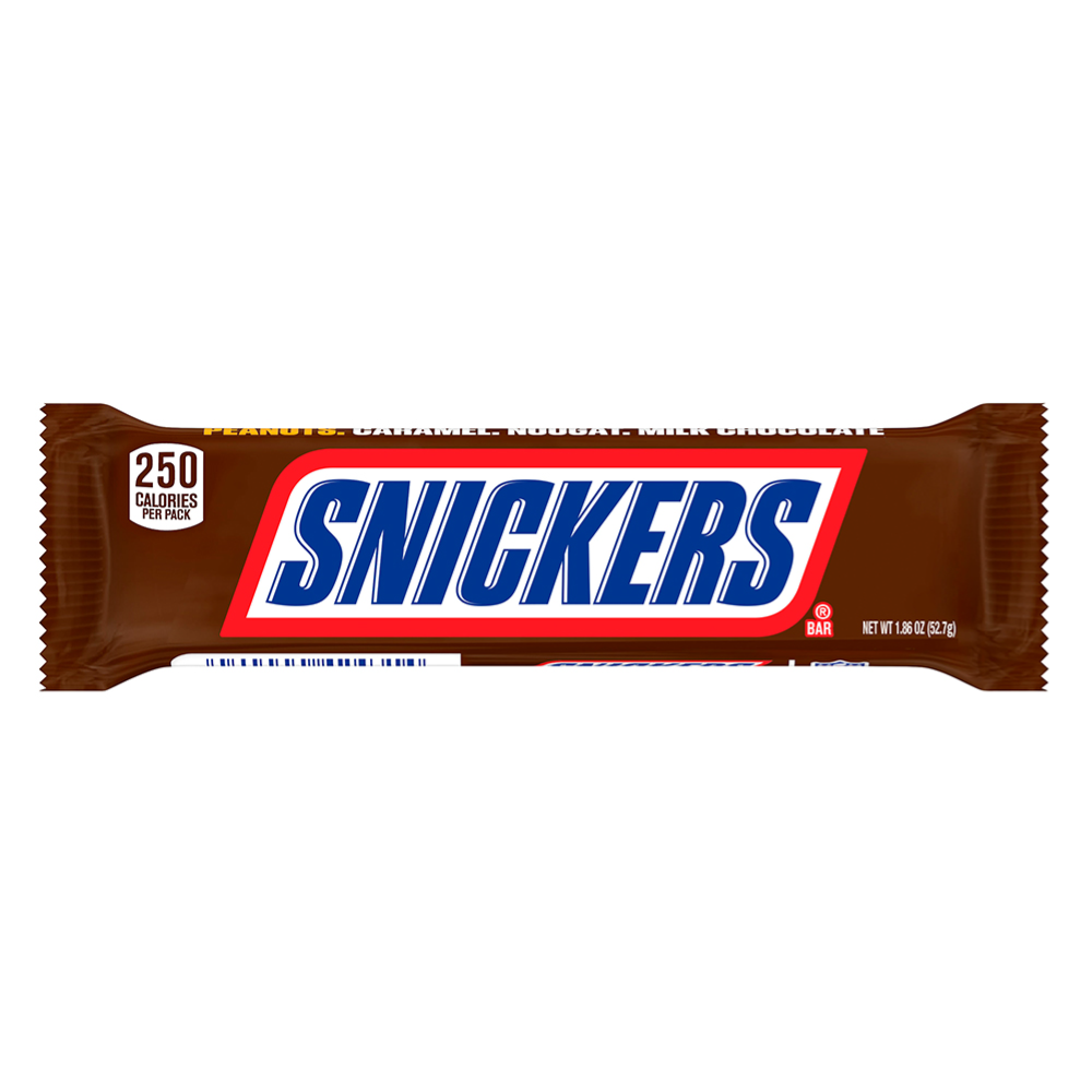 Chocolate SNICKERS - barra 52.7g