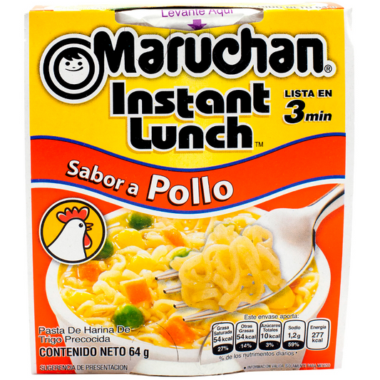 Sopa MARUCHAN sabor a pollo - bowl 64g