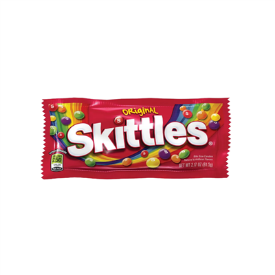 Dulces SKITTLES original - bolsa 61.5g