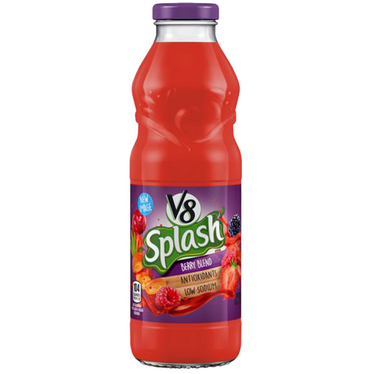 Jugo V8 splash berry blend - botella 473mL