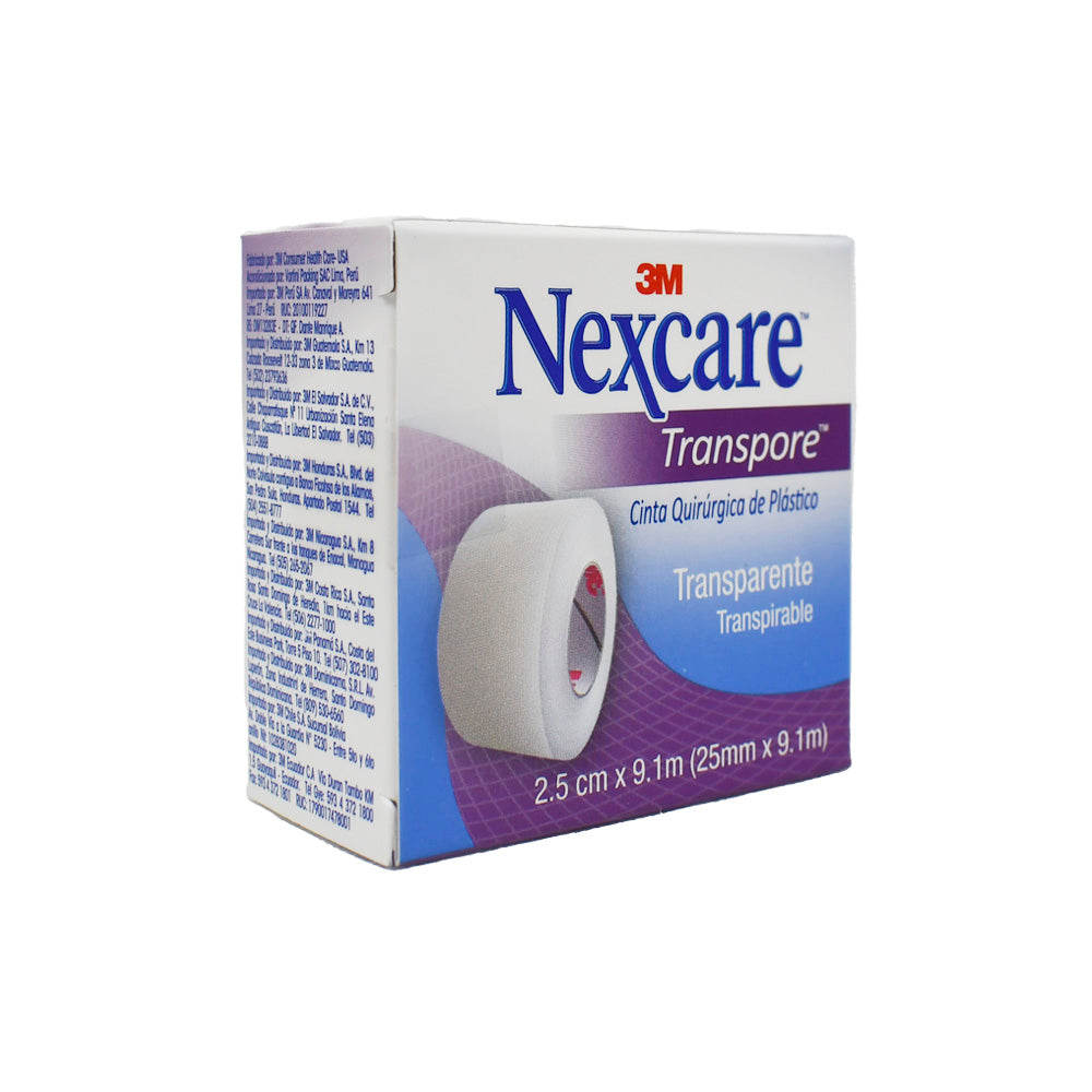 Esparadrapo 3M nexcare 1 in × 10 yd - caja 1u