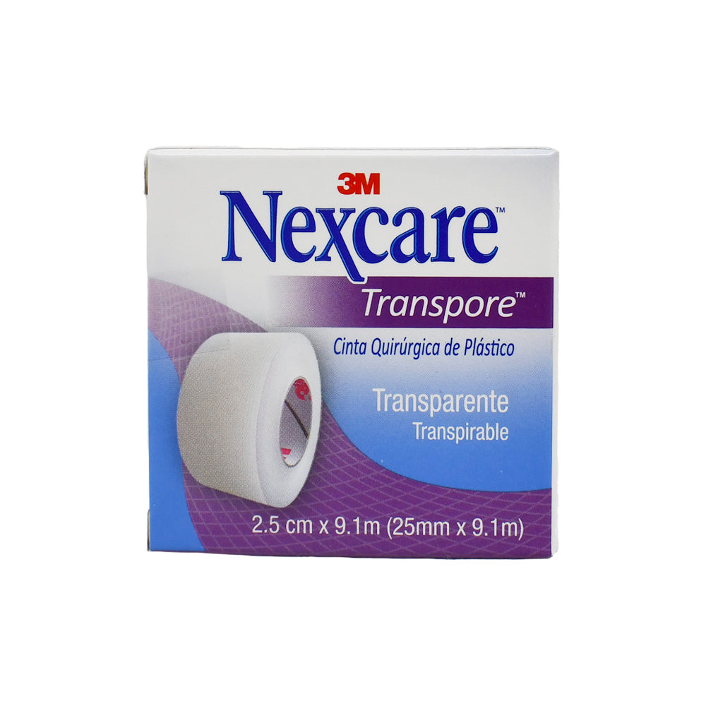 Esparadrapo 3M nexcare 1 in × 10 yd - caja 1u