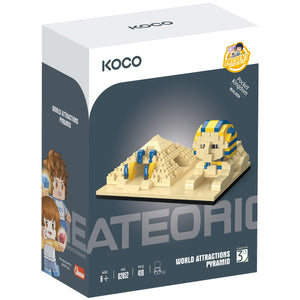 Bloques KOCO world attractions pyramid - caja 1u